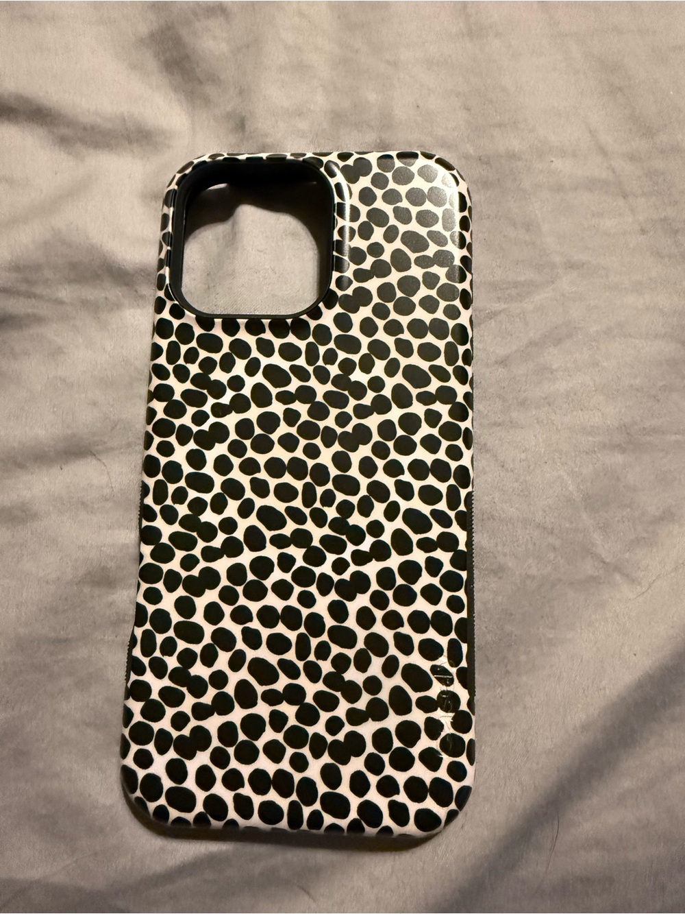 Black & White Spot Pattern Phone Case
